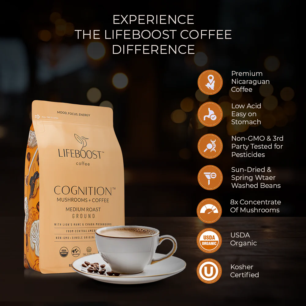 Cognition Mushroom Ground Coffee